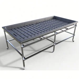 Plastic Flood Tray Ebb And Flow Greenhouse Rolling Benches