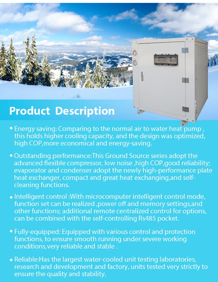 Water Source Heat Pump, Titanium, COP, Inverter - detail 6