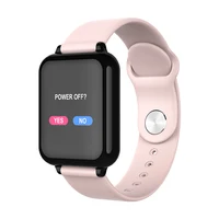 

2019 New Arrival B57 Touch Color Screen Fitness Heart Rate Smart watch fitbit For iPhone Android