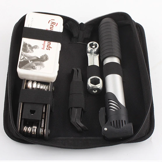 

Bicycle Repair Kit Tire Set Pump Repair Wrench Set Mountain Bike