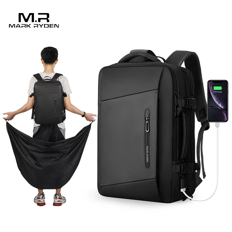 

Mark Ryden mochila school bags backpack laptop backpack bag for men, Black