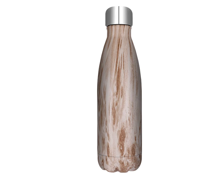 

Wholesale free double walled insulated sportcola shape water bottle glass with custom logo cola bottle bamboo, Customized color