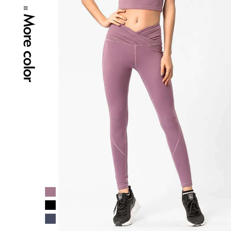 

OEM Women High Waisted Yoga Pants Gym Fitness Sport Tights Sexy Booty Leggings, As picture