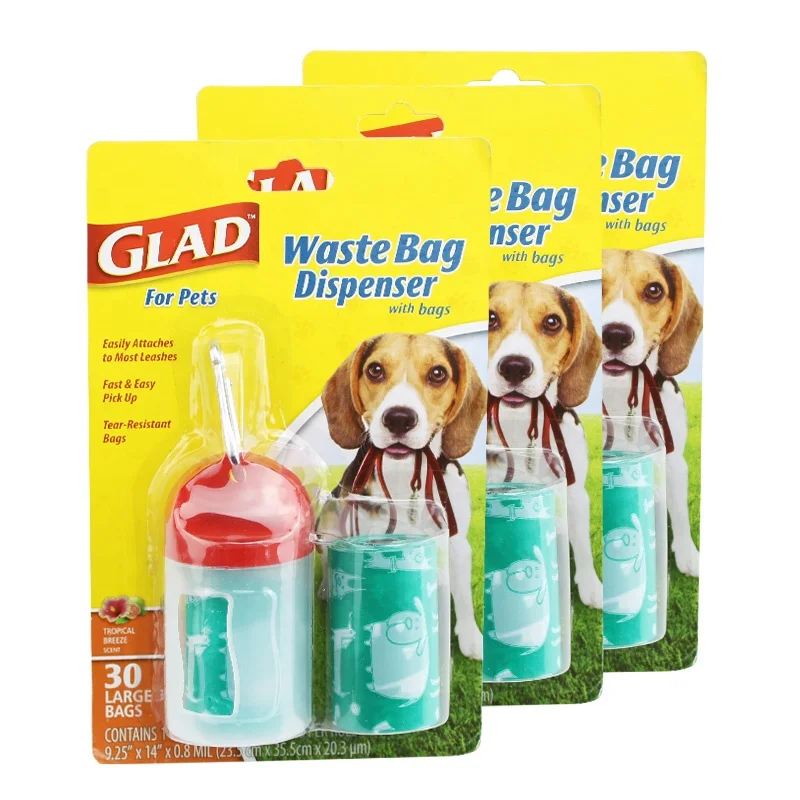 

pet waste bag Diodegradable Poop Bag Dispenser Pet Supply Eco-Friendly