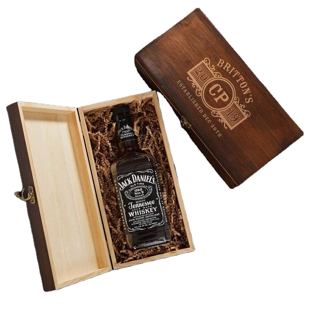 

Marquee Liquor & Whiskey Bottle Gift Box Wine box packing, Customized color