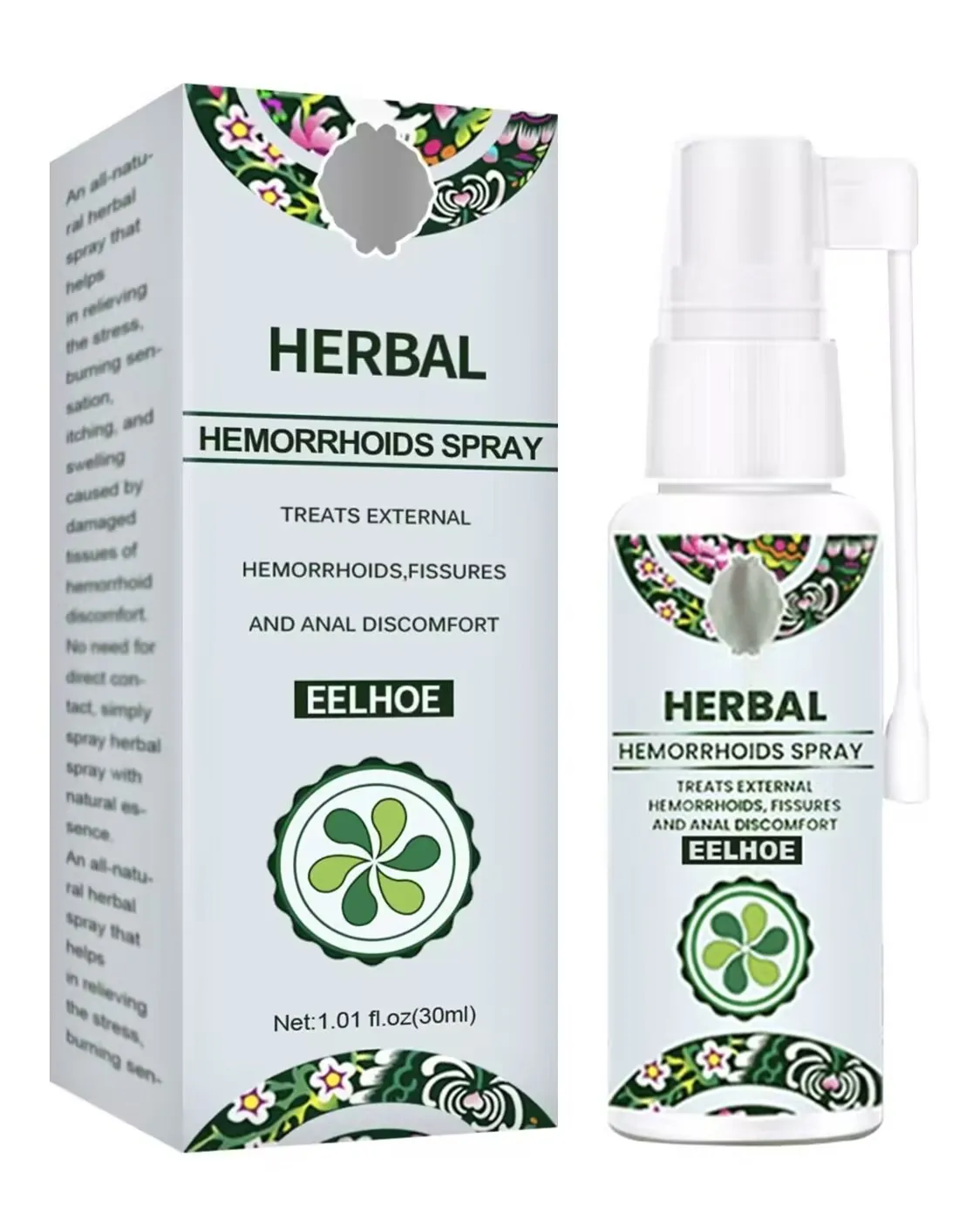 

30ml 100% Natural Herbal Hemorrhoids Spray Powerful Hemorrhoids Treatment Agent Relieve Anal Pain Hemorrhoids Spray