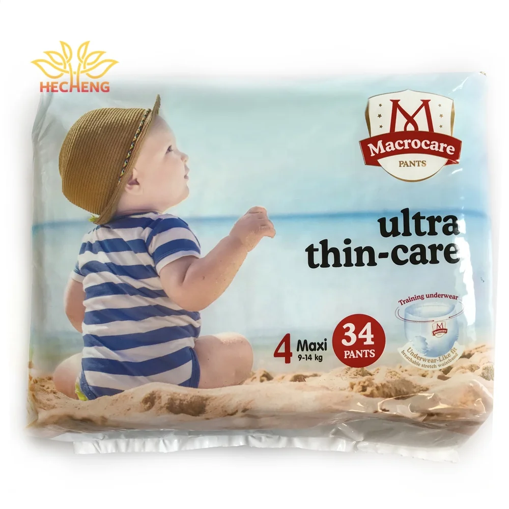

Wholesale cheap Macrocare pant style diapers baby