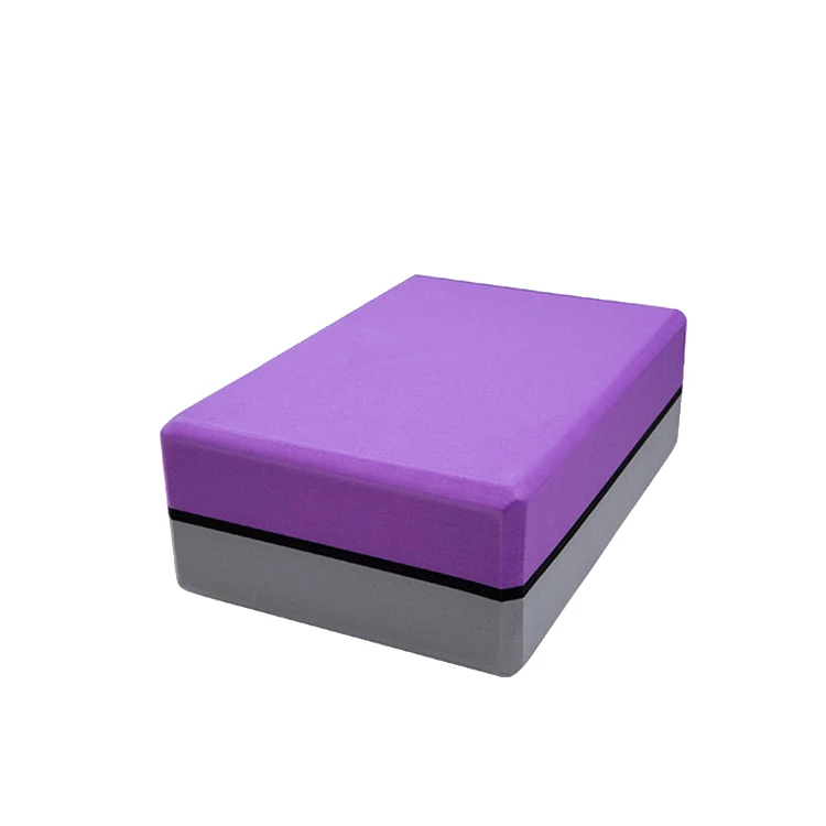 
Eva Foam Custom Logo Print Double Color Yoga Block 
