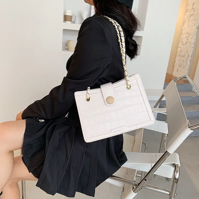 

Fashion shoulder chain handbag small bag women 1 piece simple purses and handbags name brands, Colors