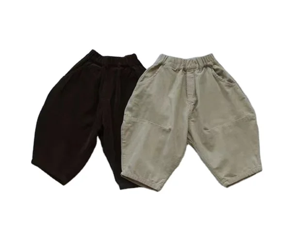 

FMFS Australia INS Autumn Pants Kids Loose Harem Style 100% Cotton Trousers Unisex Children Corduroy