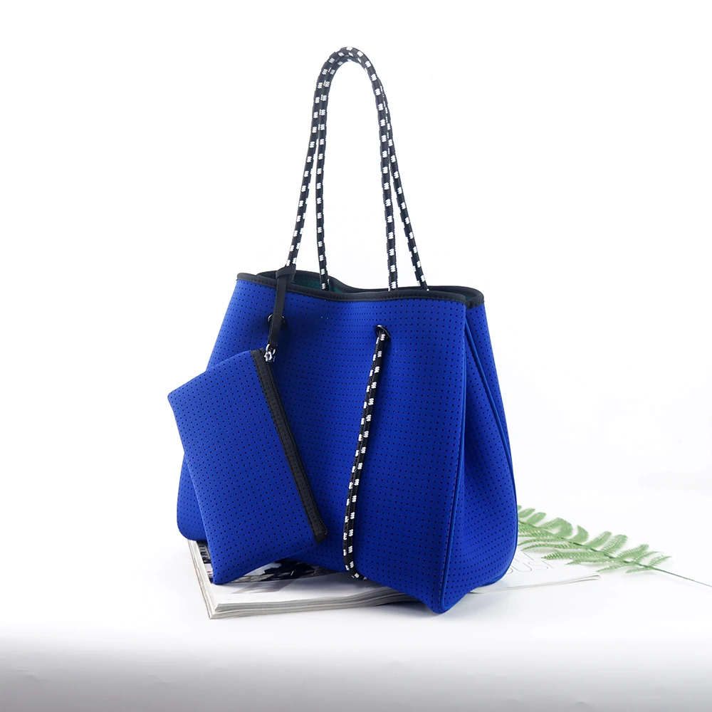 

2021 Top Selling customized neoprene beach bag single shoulder bag for lady, Sample or customized