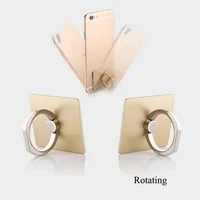 

Wholesale cheap custom logo 360 degree rotation ABS finger mobile phone ring bracket for gifts