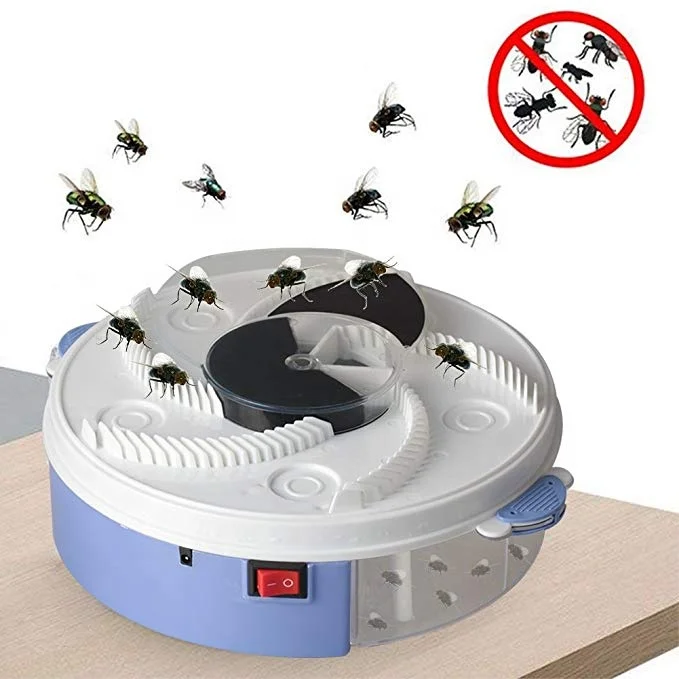 

Upgraded Version Flytrap Automatic Pest Catcher Fly Killer Electric Fly Trap Device Insect Pest Control Catcher, White