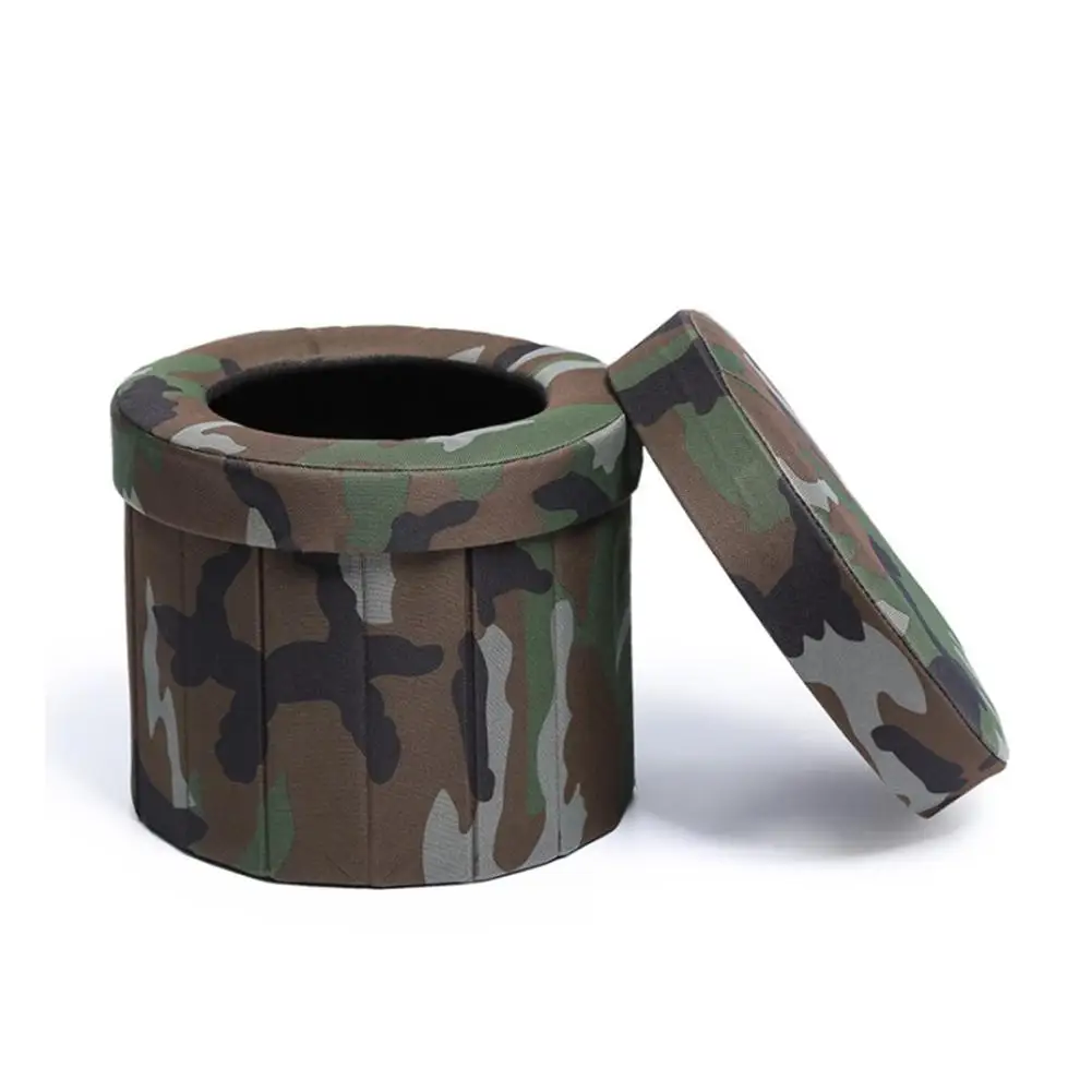 

Upgrade Portable Toilet Camping Commode Folding Travel Potty Commode Toilet Seat 31*31*25cm Ergonomic Design Car Toilet Potty
