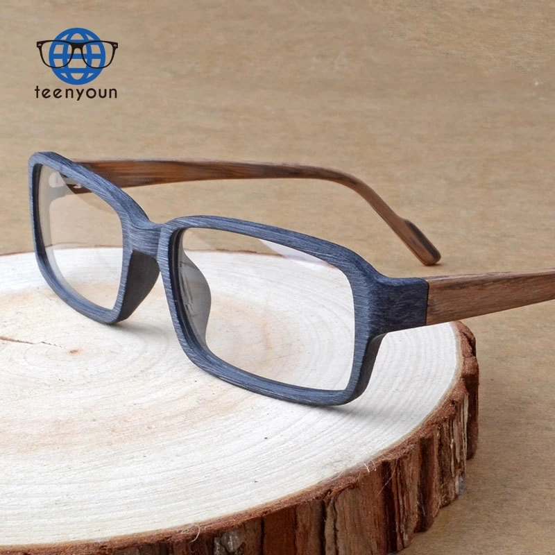 

Wood Optical Glasses Frames Clear Lens Prescription Reading Eyeglasses Frame Women Men Vintage/Retro Oculos De Grau Eyewear