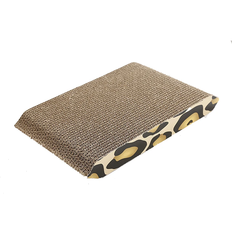 Cardboard Recyclable Corrugated Scratching Pad Scratch-resistant Bed Cat Scratcher Cardboard