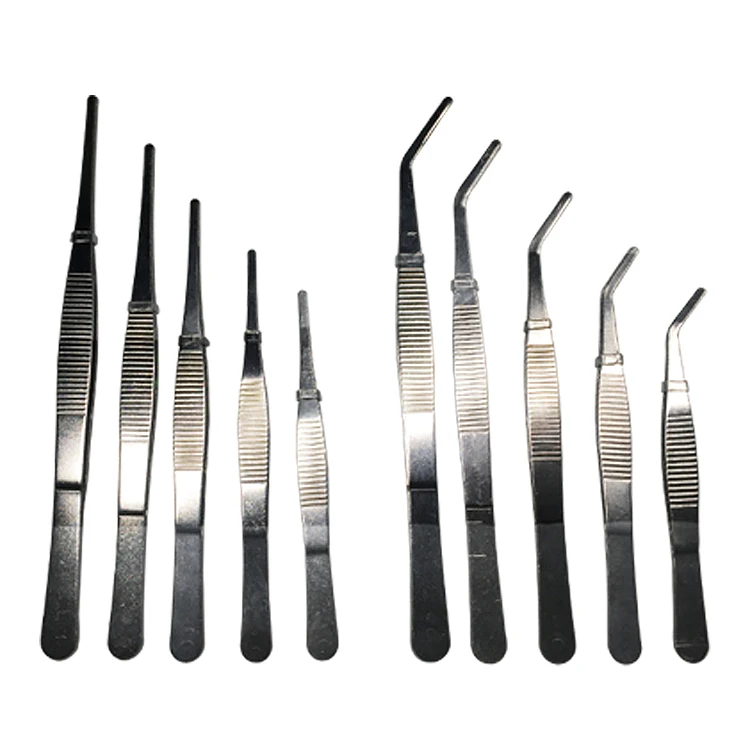 
teaching use all size flat tipped tweezers 