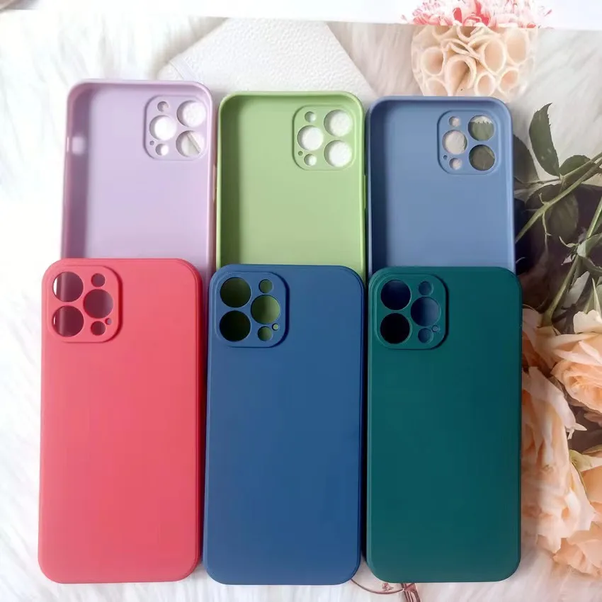 

Smart Phone Accessories Phone Case for iphone 12 7 8 Plus 6 6S Plus X XS MAX XR 7 8 11 13 case for iphone silicone liquid