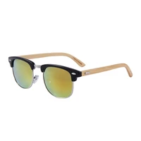 

Wholesale Pc Frame Polarized Sun Glasses Wooden Bamboo Temples Sunglasses