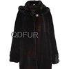 Qdfur Real Water Mane Or Lazy Rabbit Fur Ladies Coat With Internal Pumping Winter Women Clothing QD22240