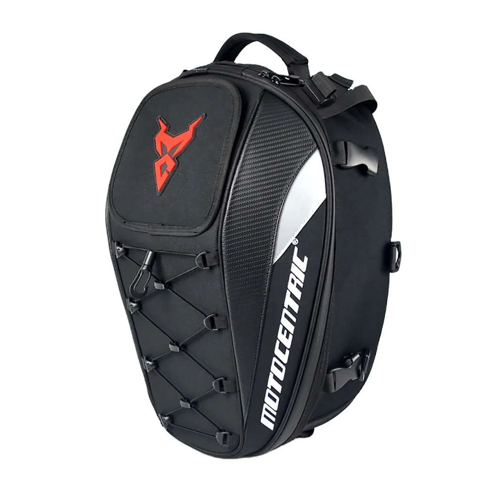 

Motocentric Waterproof Motorcycle Tail Bag Multifunction Motorcycle Rear Seat Bag High Capacity Motorcycle Bag Rider Backpack