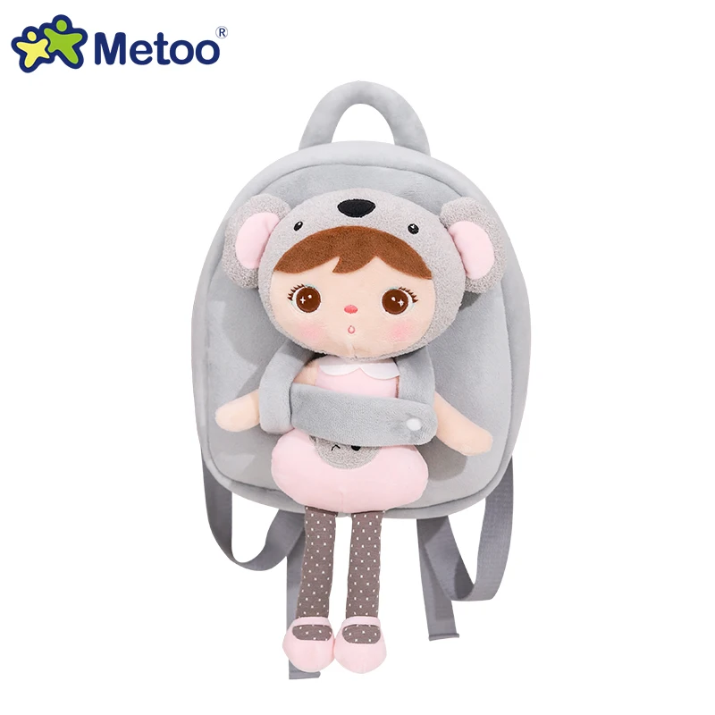 

Metoo Custom Plush Backpack Stuffed Animal Backpack with Removable Metoo Jibao Doll