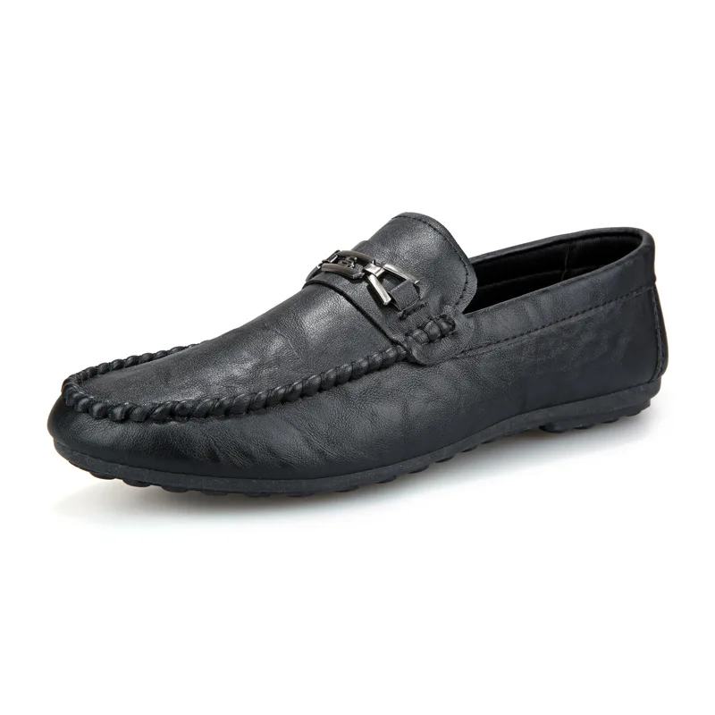 

Wholesale Men's fashion casual leather shoes with lightweight non-slip driving shoes, As the picture show