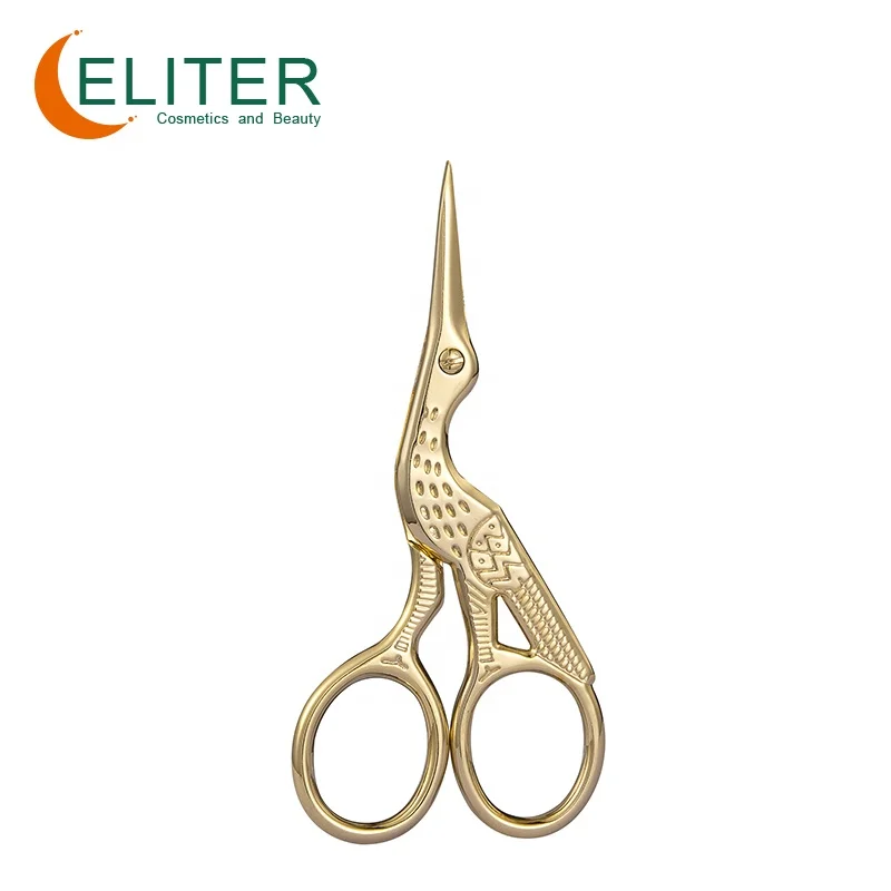 

Amazon Hot Sell In Stock Professional Stainless Steel Bird Shape Nail Scissors Brow Scissors Bird Cuticle Scissors