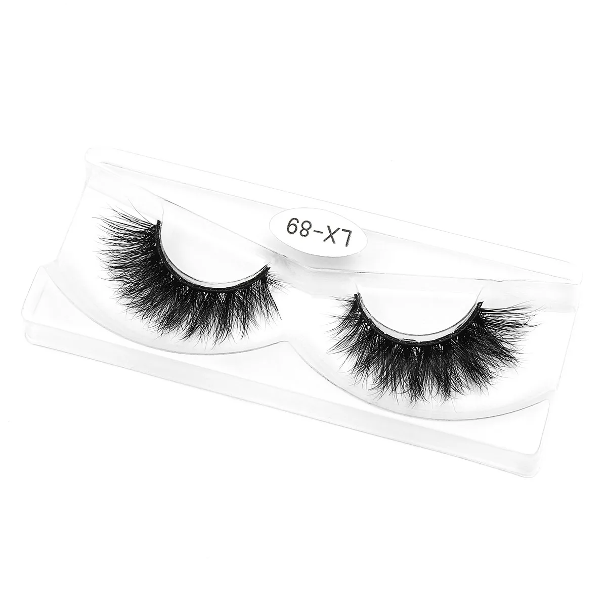 

wholesale own brand eyelash thin soft and light band more flesible lashes mink private label eyelashes, Picture shows