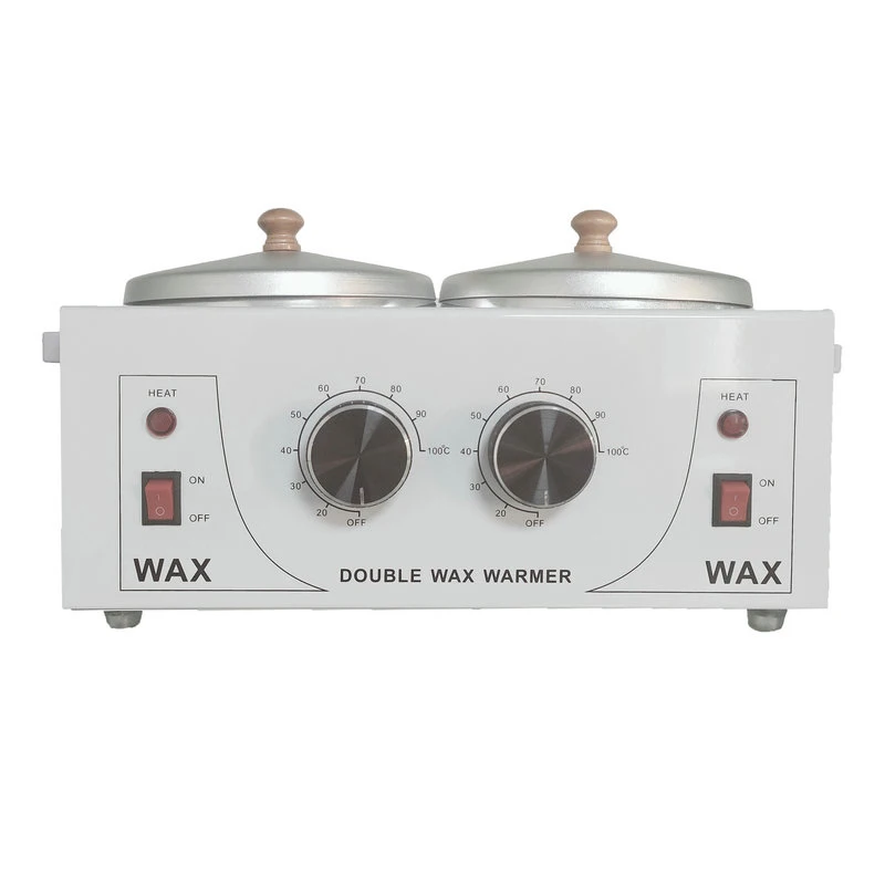 

Hot selling professional electric wax pot warmer wax heater 1000cc double wax warmer, Silver