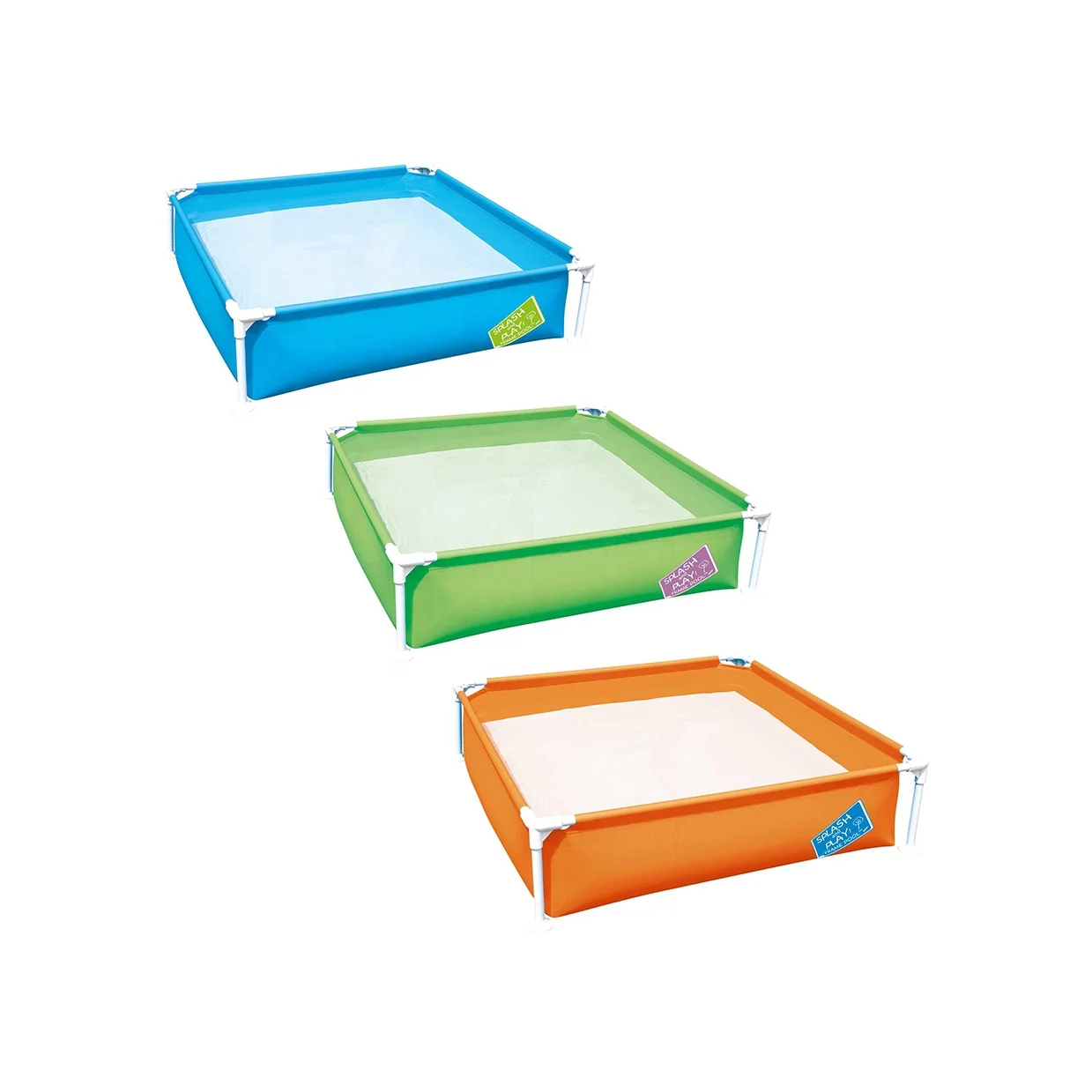 

48 inch 365L Children Play Water Above Ground Square Steel Kids Swimming Pool
