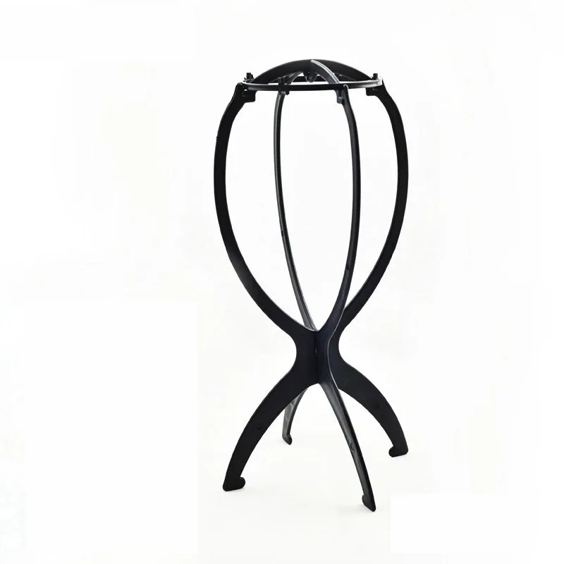 

Hot Selling Hair Salon Tools Place A Wig Black Pink Plastic Wigs Holder For Wig Making