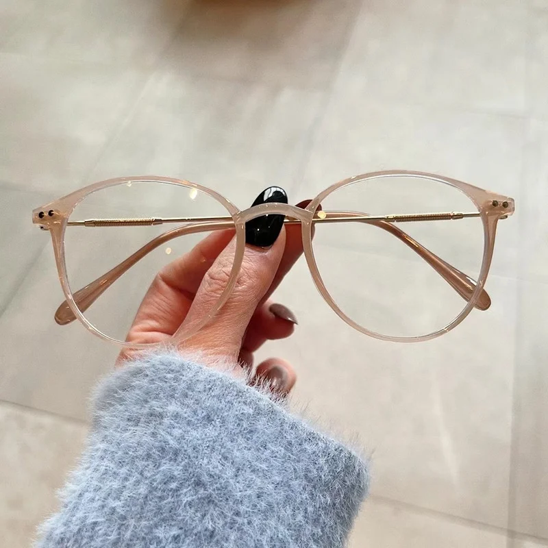 

Jiuling Eyewear manufacturer thin frame spectacles round oculos custom cheap price myopia lens optical river eyeglasses frames