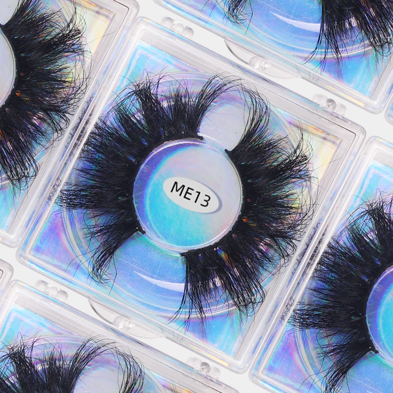 

Handmade Popular 3D Faux Mink Cruelty Free Full Strip Mink Eyelashes Vendor Custom Eyelash Book Packaging Flower Lashes, Black color