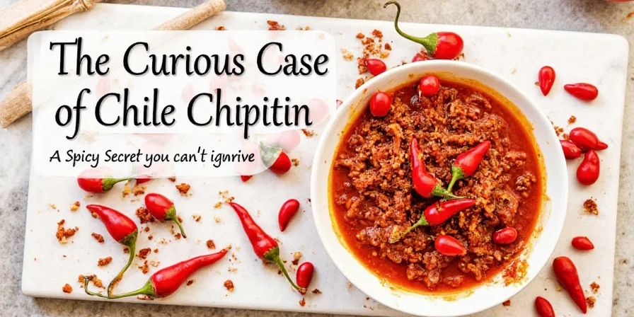 Finished Dish Featuring Chile Chipitin on a Plate