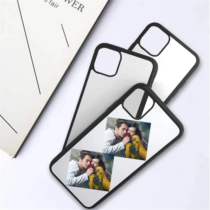 

Blank phone case for custom tpu pc 2d sublimation cell phone cases blanks cover for iPhone12 pro max phone case cover, Black blank