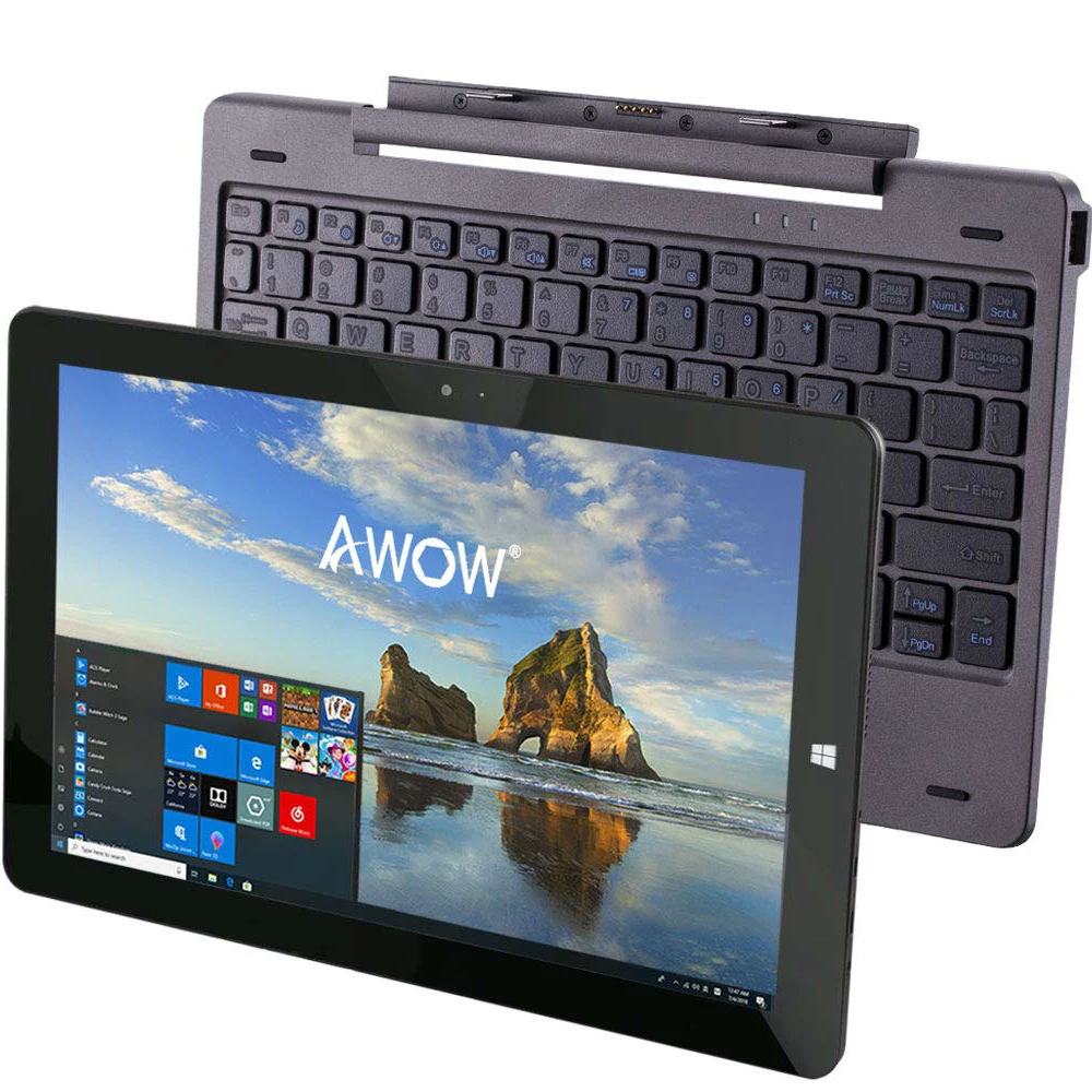 New 4GB 64GB 2 in 1 tablet laptop PC 10 inch IPS for Windows Tablet PC 2 in 1 tablet PC