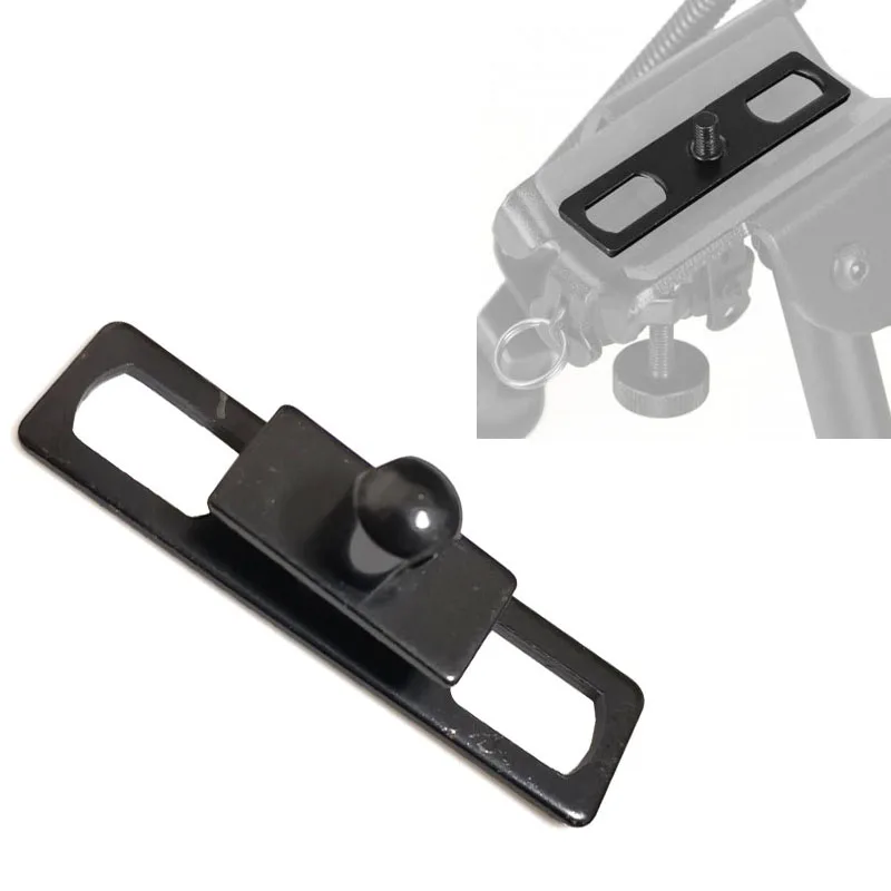 

Tactical QD Sling Swivel Adapter Mount for Hunting Bipod Rifle Accessory, Black