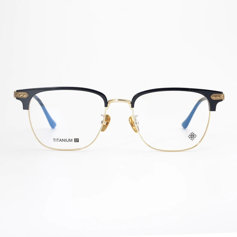 新款钛金属男女通用镜框眼镜光学眼镜复古风格眼镜框 - buy titanium