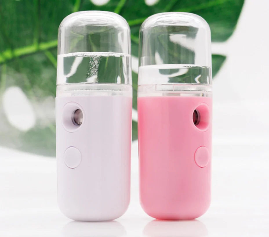 

Beauty equipment moisturizer New portable hydrating device, White/ pink
