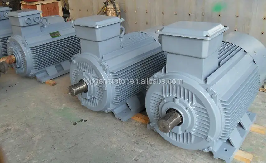 
100rpm 50kw 150kw 300kw 600kw 1200kw 3 Phase 50Hz / 60Hz PMG Wind / Water Turbine Permanent Magnet Generator 