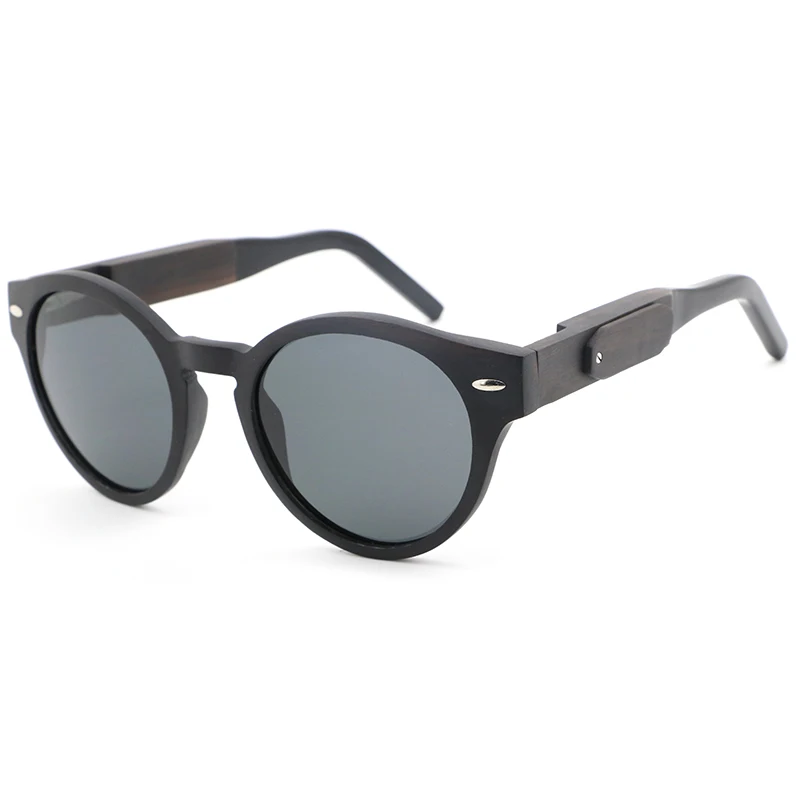 

2021 Newest Ebony wood Black acetate tip moking sunglasses SMOKABLE PIPE SUNGLASSES