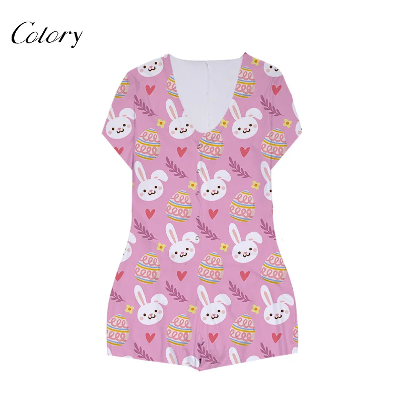 

Colory Allover Pajamas For Adult Sexy Women Design Print, Picture shows