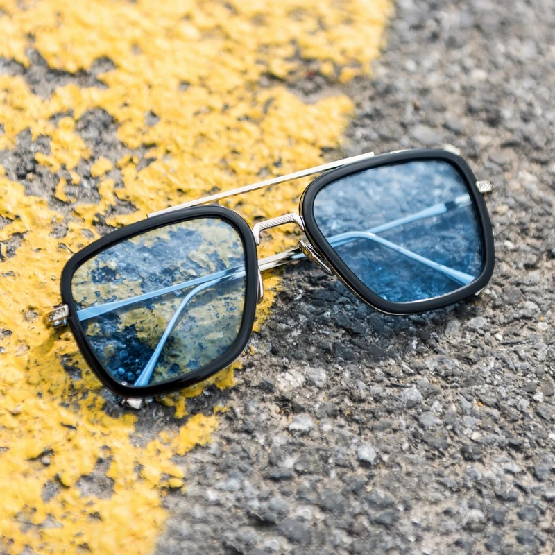 

Glasses Men Women Sunglasses Iron man Eyewear Steampunk Sun Glasses Male