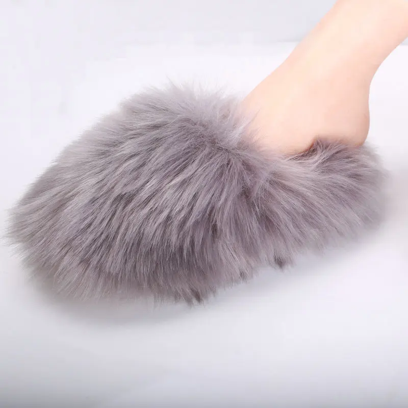 

wholesale fashion luxury women winter colorful faux fox fur boots