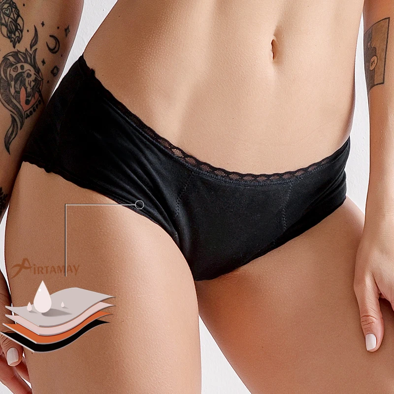 

Wholesale reusable high absorption leakproof period panties menstrual underwear for women