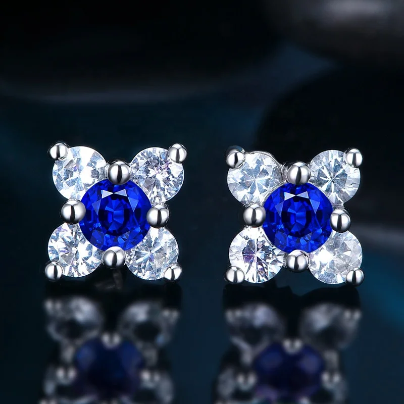 

Fashion Zircon Earrings Personality Simple Copper Earrings Small Fresh Style Popular Jewelry Classic Wild Earrings