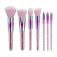 

Brushes Factory Newest Private Label OEM Customized 7pcs Professional Portable Makeup Brushes Make Up Cosmetic Brushes