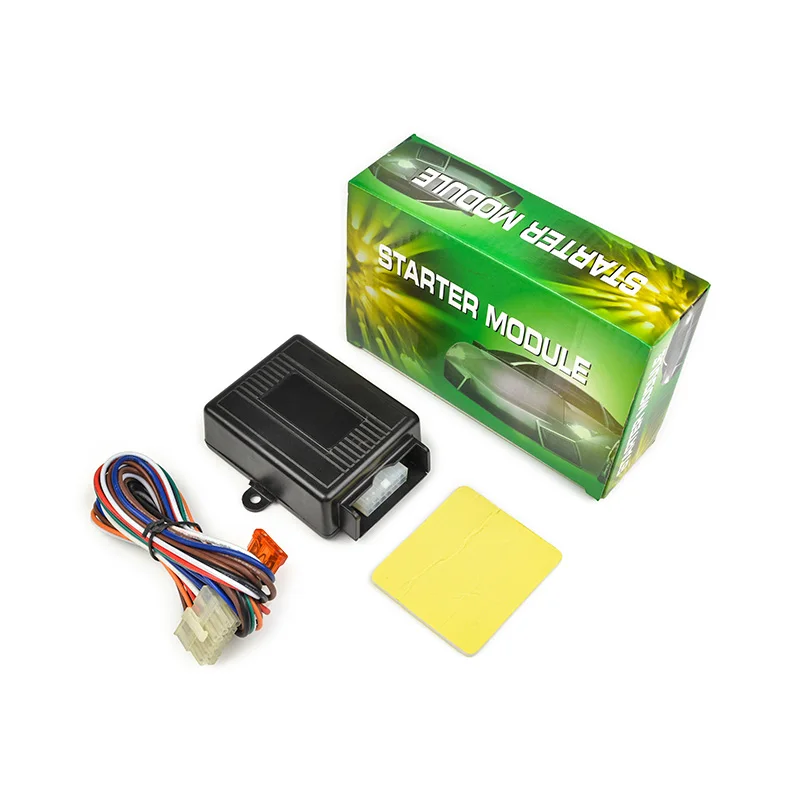 

Engine start/stop with original remote key remote start engine module, Black