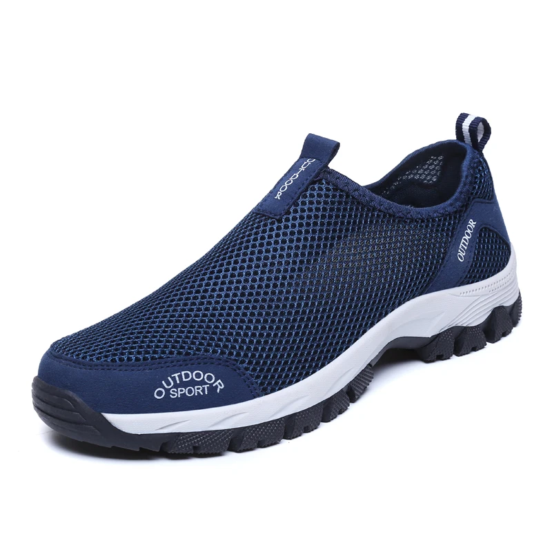 

Wholesale low-cost high-quality outdoor light hiking running shoes men, Black, gray, dark blue